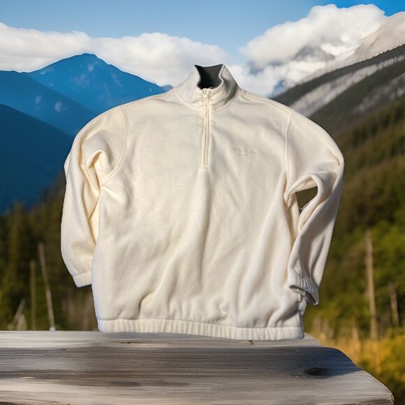 Ocean Pacific Menswear Fleece Jacket Mens Large Cream‎ - Picture 2 of 5